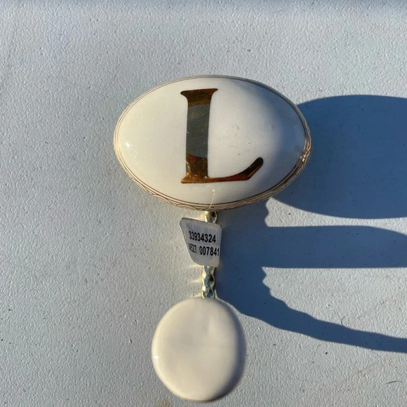 NWT Anthropologie Molly Hatch “L” Ceramic Hook - Picture 4 of 12